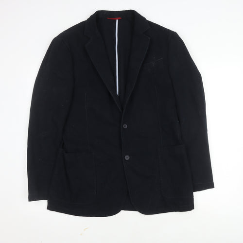 Charles Tyrwhitt Men's Black Blazer, Size 38R, Formal Jacket