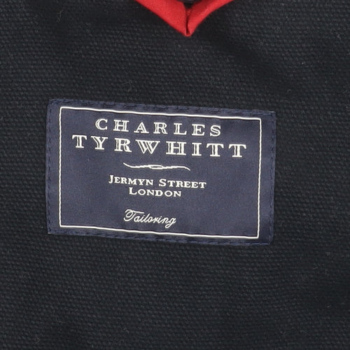 Charles Tyrwhitt Men's Black Blazer, Size 38R, Formal Jacket