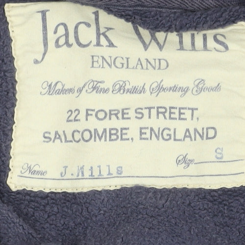 Jack Wills Men's Pullover Hoodie S Hooded Rugby Style