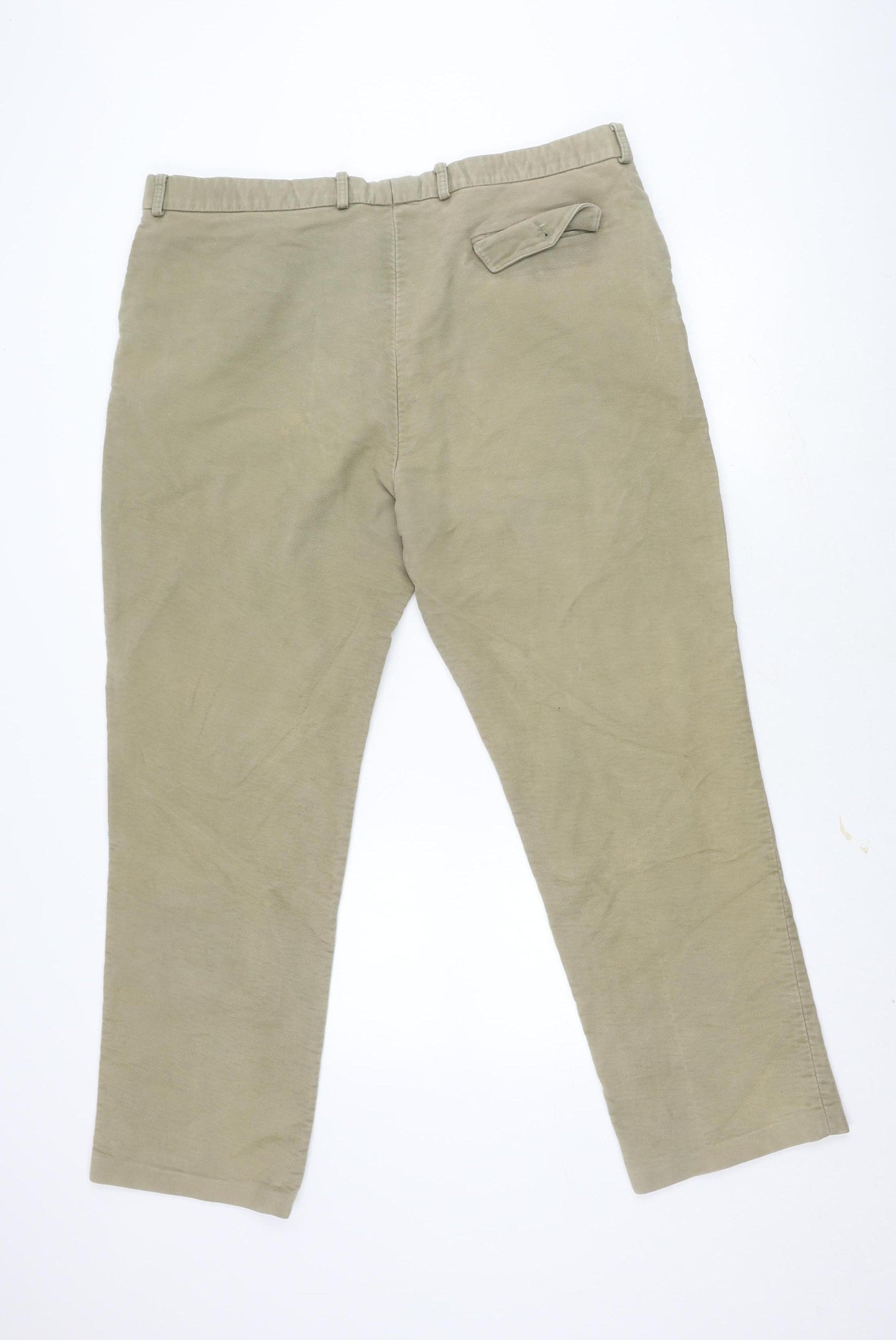 Hoggs of Fife Men's Beige Cotton Trousers 42 R Classic
