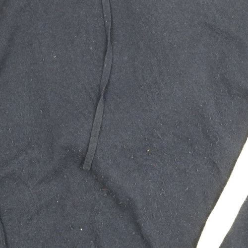 The White Company Women's Blue XL Wool Knit Hoodie