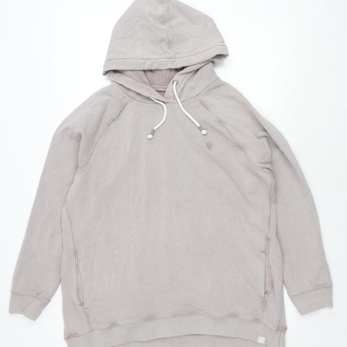 Fat Face Women's Beige Hoodie Size L with Hood