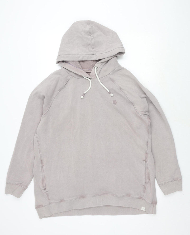 Fat Face Women's Beige Hoodie Size L with Hood