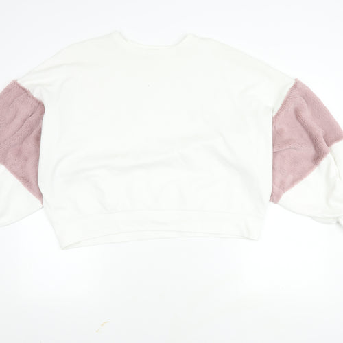 Zara Women's Ivory Pullover Jumper S Size