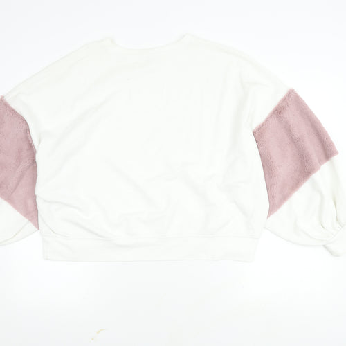 Zara Women's Ivory Pullover Jumper S Size