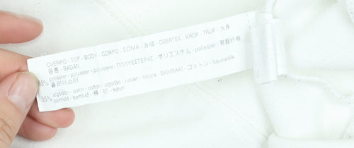 Zara Women's Ivory Pullover Jumper S Size