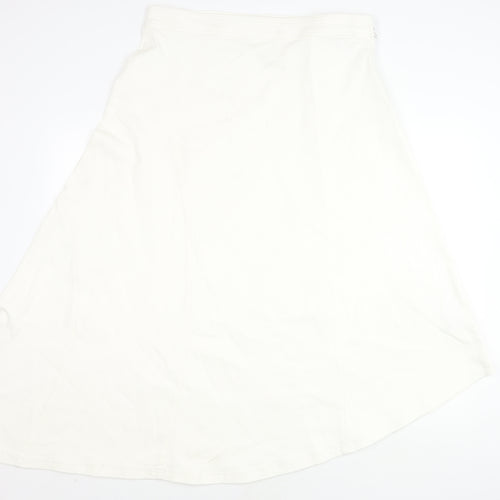 Marks and Spencer Women's White Skirt, Size 16
