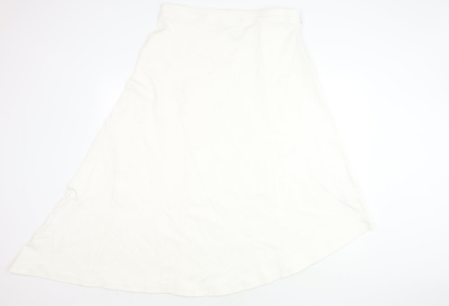 Marks and Spencer Women's White Skirt, Size 16
