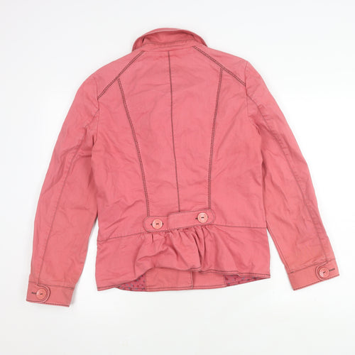 Per Una Pink Women's Regular Fit Cotton Linen Jacket