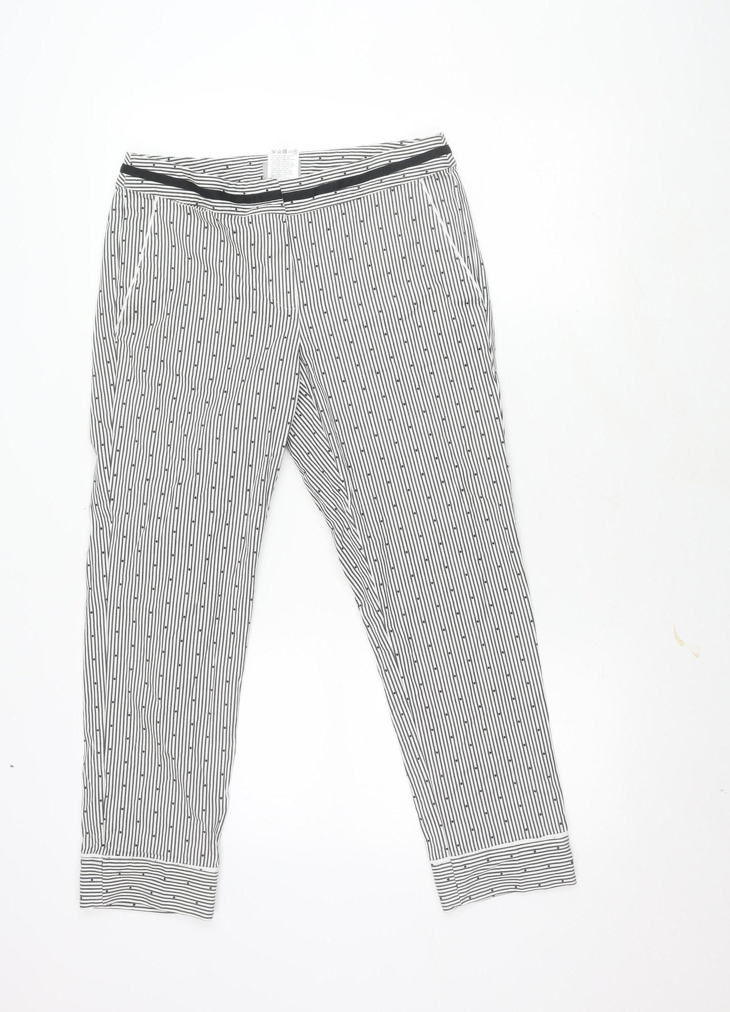 Marella Sport Women's Striped Trousers, Size 10