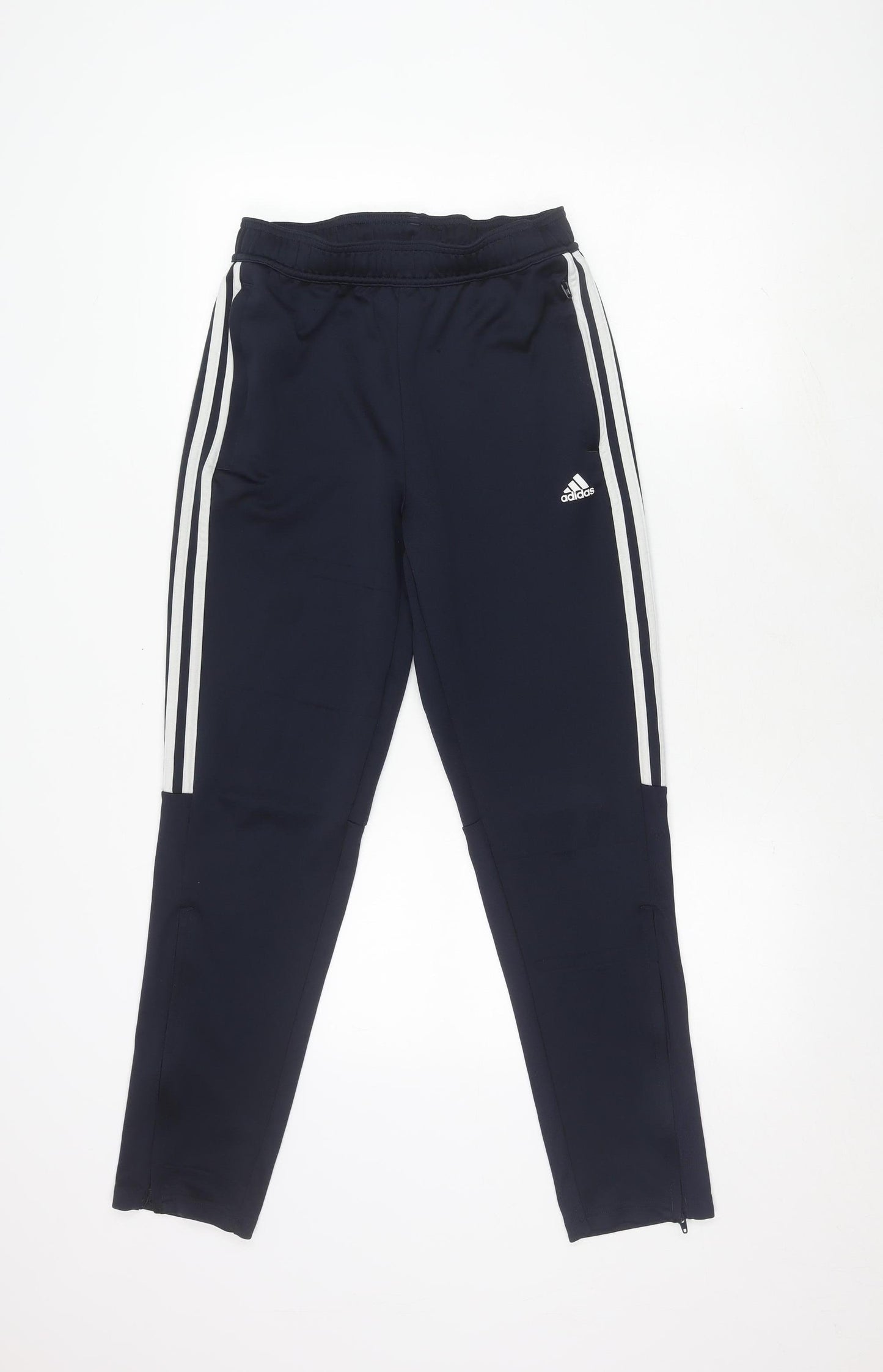 Adidas Boys Blue Track Pants 13-14 Years, L, Running Sports