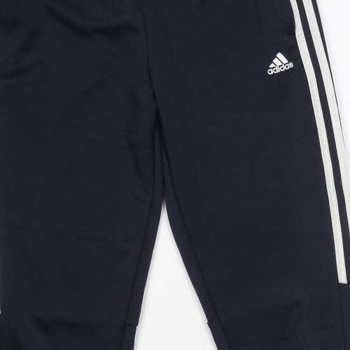 Adidas Boys Blue Track Pants 13-14 Years, L, Running Sports