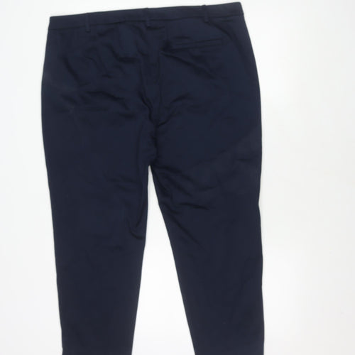 Marks and Spencer Women's Navy Trousers Size 20