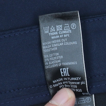 Marks and Spencer Women's Navy Trousers Size 20