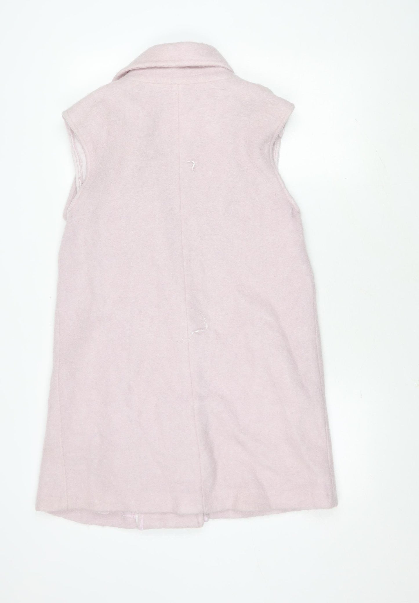 New Look Women's Pink Sleeveless Mid-Length Coat