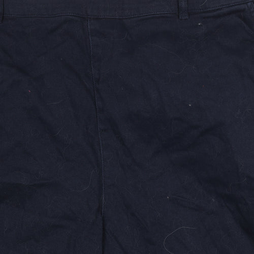 Seasalt Cornwall Women's Blue Wide-Leg Trousers Size 20