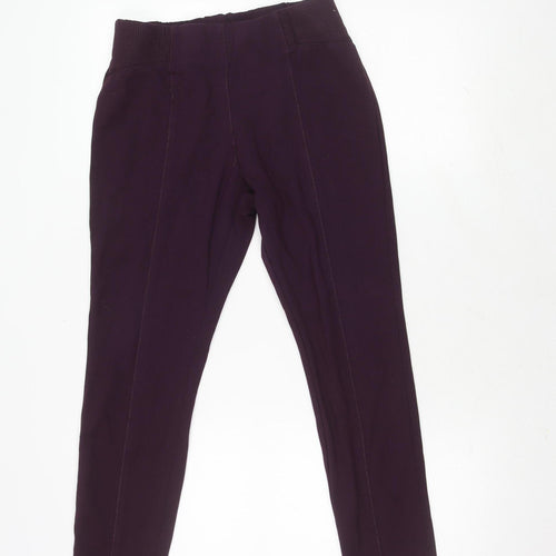Wallis Women's Purple Ankle Leggings - Size L