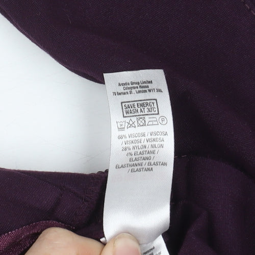 Wallis Women's Purple Ankle Leggings - Size L
