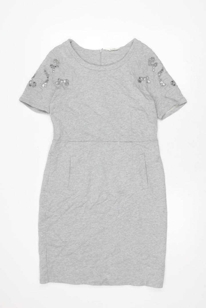 Kaliko Women’s Grey Dress Size 12 Short Sleeve