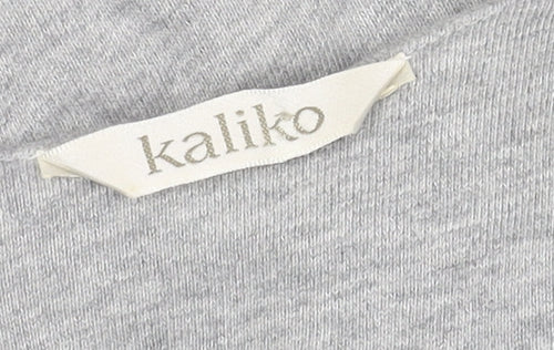 Kaliko Women’s Grey Dress Size 12 Short Sleeve