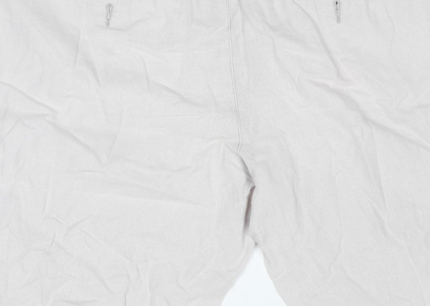 SoulCal & Co Men's Beige Linen Blend Chino Shorts, Size L