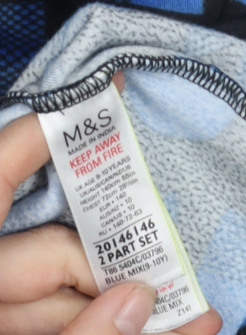 Marks and Spencer Boys Blue PlayStation Lounge Set 9-10 Years