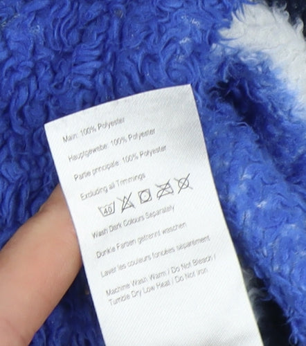 Joules Boys Blue Striped Fleece Sweatshirt, 5-6 Years