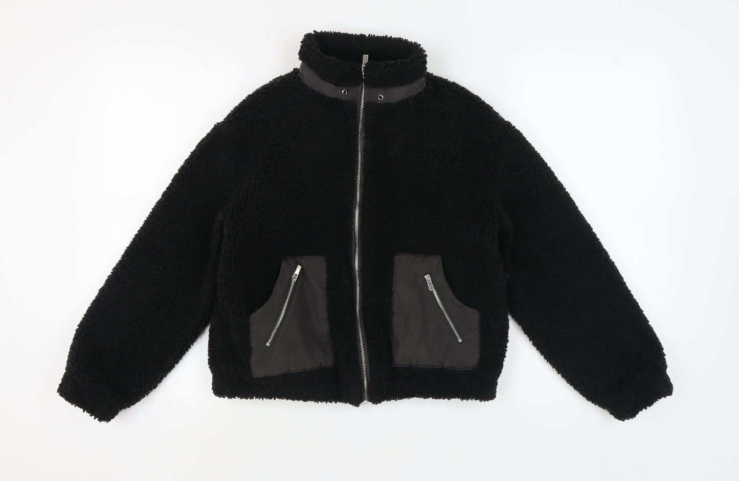 River Island Girls Black Bomber Jacket 11-12 Years