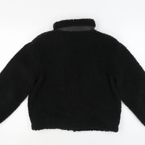 River Island Girls Black Bomber Jacket 11-12 Years