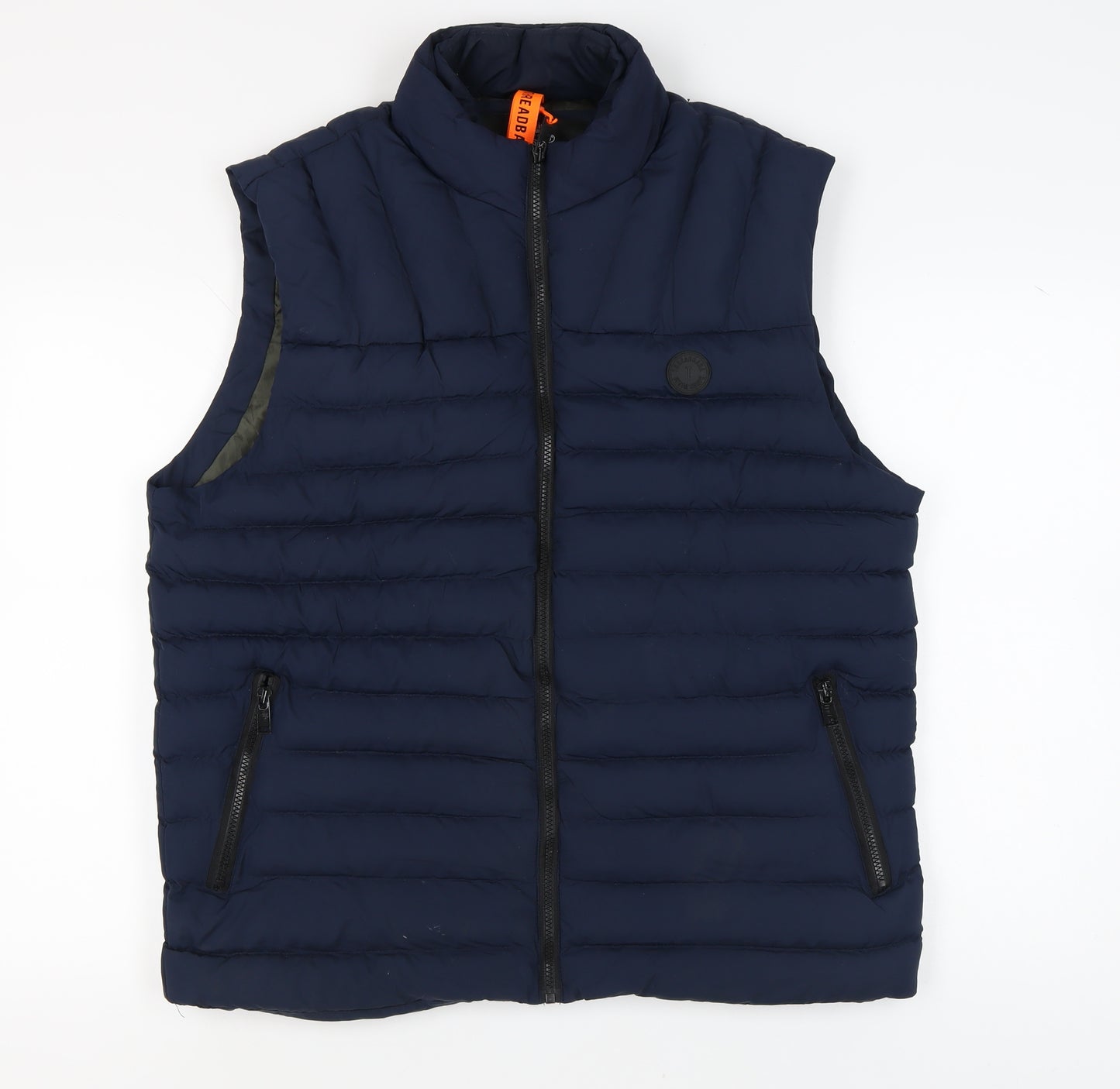 Threadbare Men's Blue 2XL Puffer Waistcoat