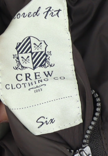 Crew Clothing Women's Brown Puffer Waistcoat Size 6