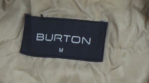 Burton Men's Beige Military Jacket M Casual