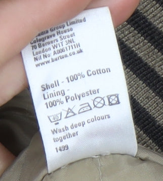 Burton Men's Beige Military Jacket M Casual