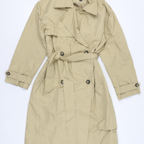 b.young Women's Beige Trench Coat Size 8