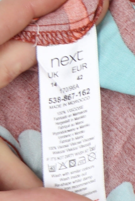 Next Women's Multicoloured Floral Jumpsuit, Size 14