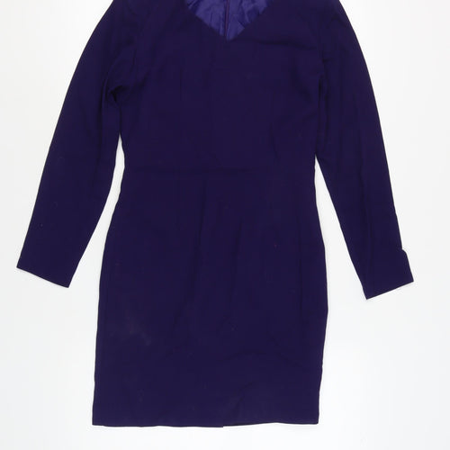 Next Women's Blue Sheath Dress Size 10