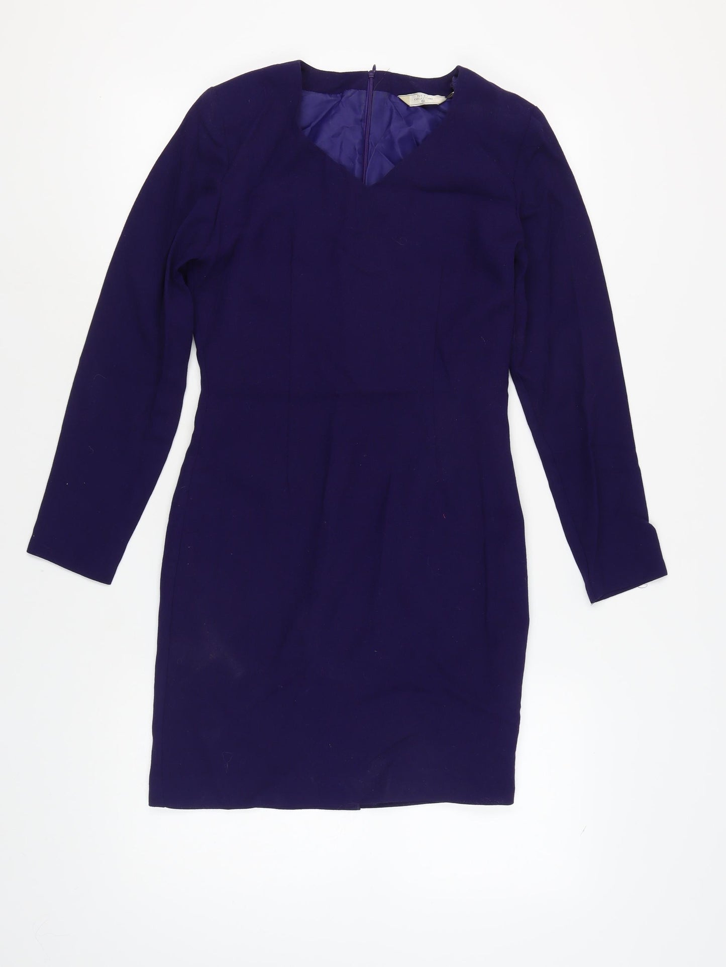 Next Women's Blue Sheath Dress Size 10
