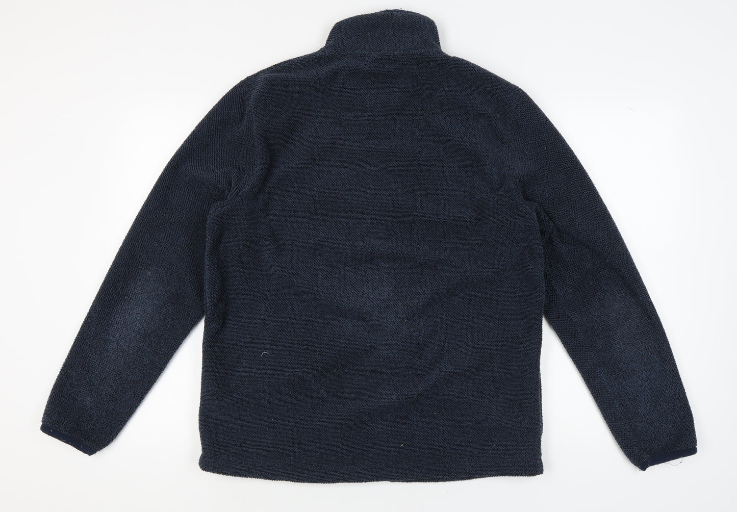 Weird Fish Men's Blue Knit Jacket, Size L, Full Zip