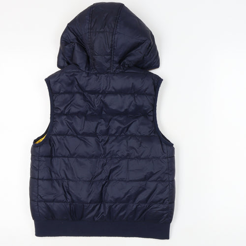 IKKS Boys Blue Hooded Puffer Jacket 12 Years
