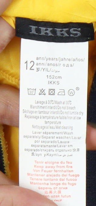 IKKS Boys Blue Hooded Puffer Jacket 12 Years