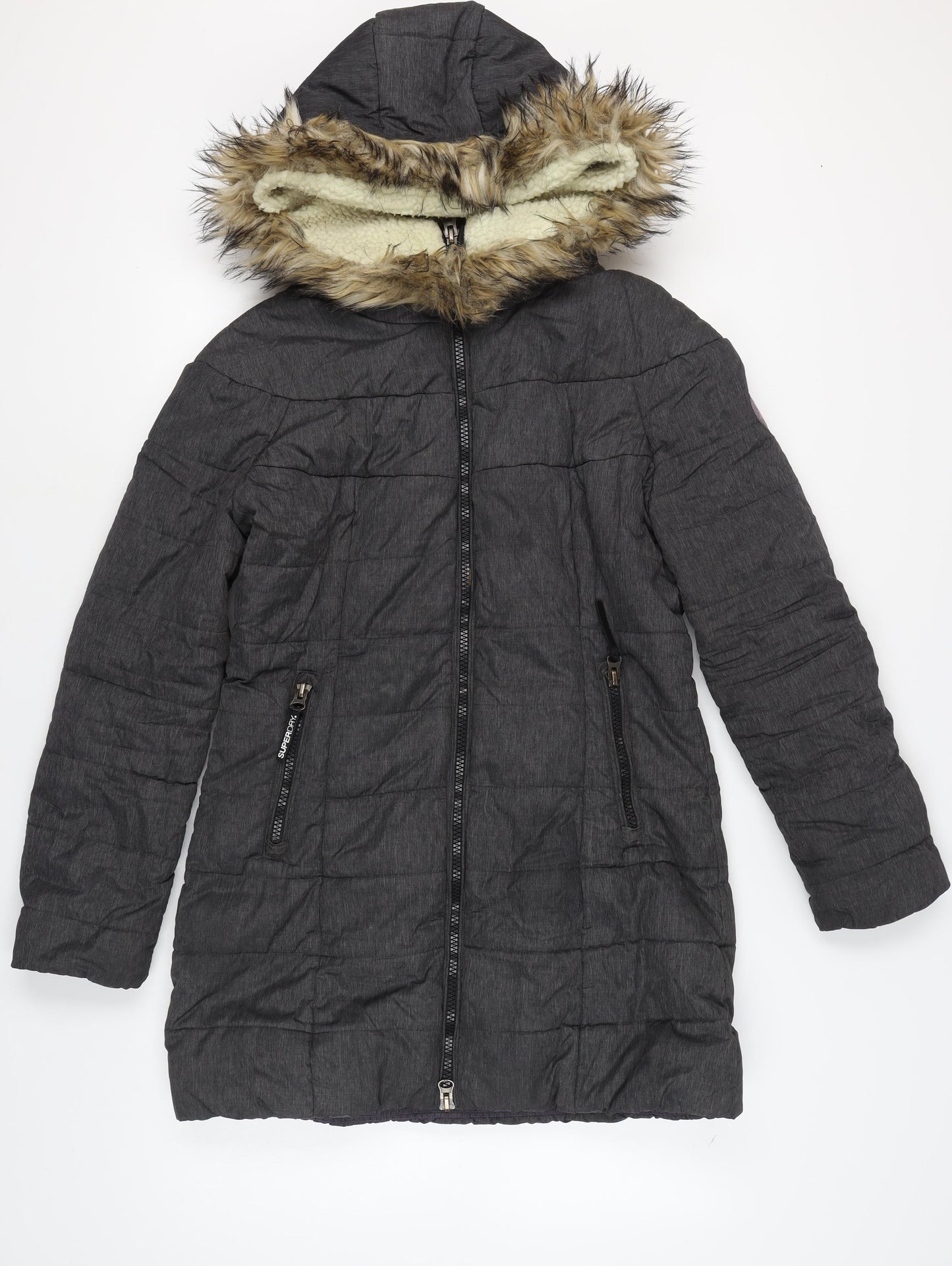Superdry Women's Black XL Puffer Jacket