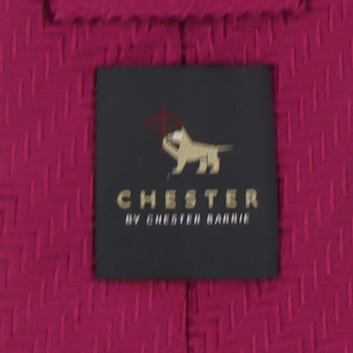 Chester Barrie Men's Red Silk Tie