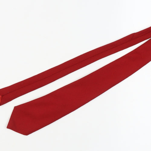 Craigmill Red Wool Slim Tie for Men