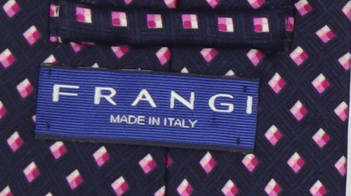 Frangi Men's Multicoloured Silk Geometric Tie
