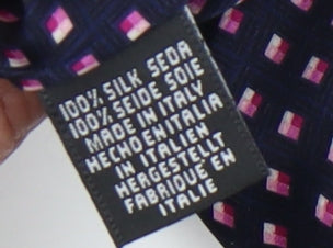 Frangi Men's Multicoloured Silk Geometric Tie
