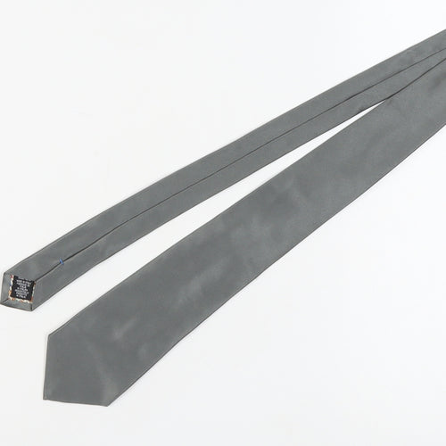 Paul Smith Men's Grey Silk Tie