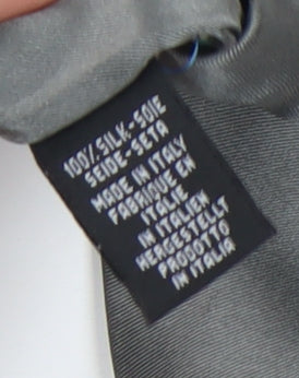 Paul Smith Men's Grey Silk Tie