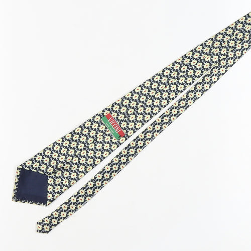 Vicini Men's Multicoloured Silk Geometric Slim Tie