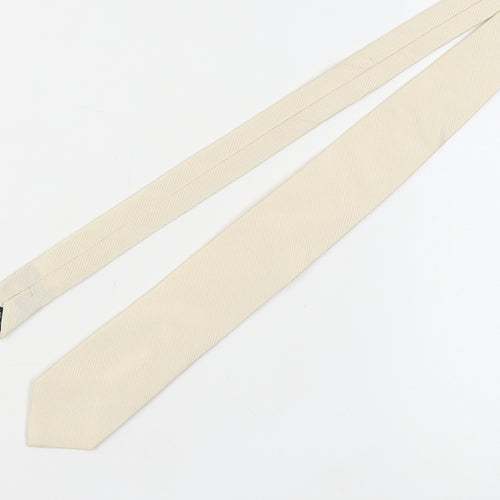 Paul Costelloe Men's Beige Silk Tie