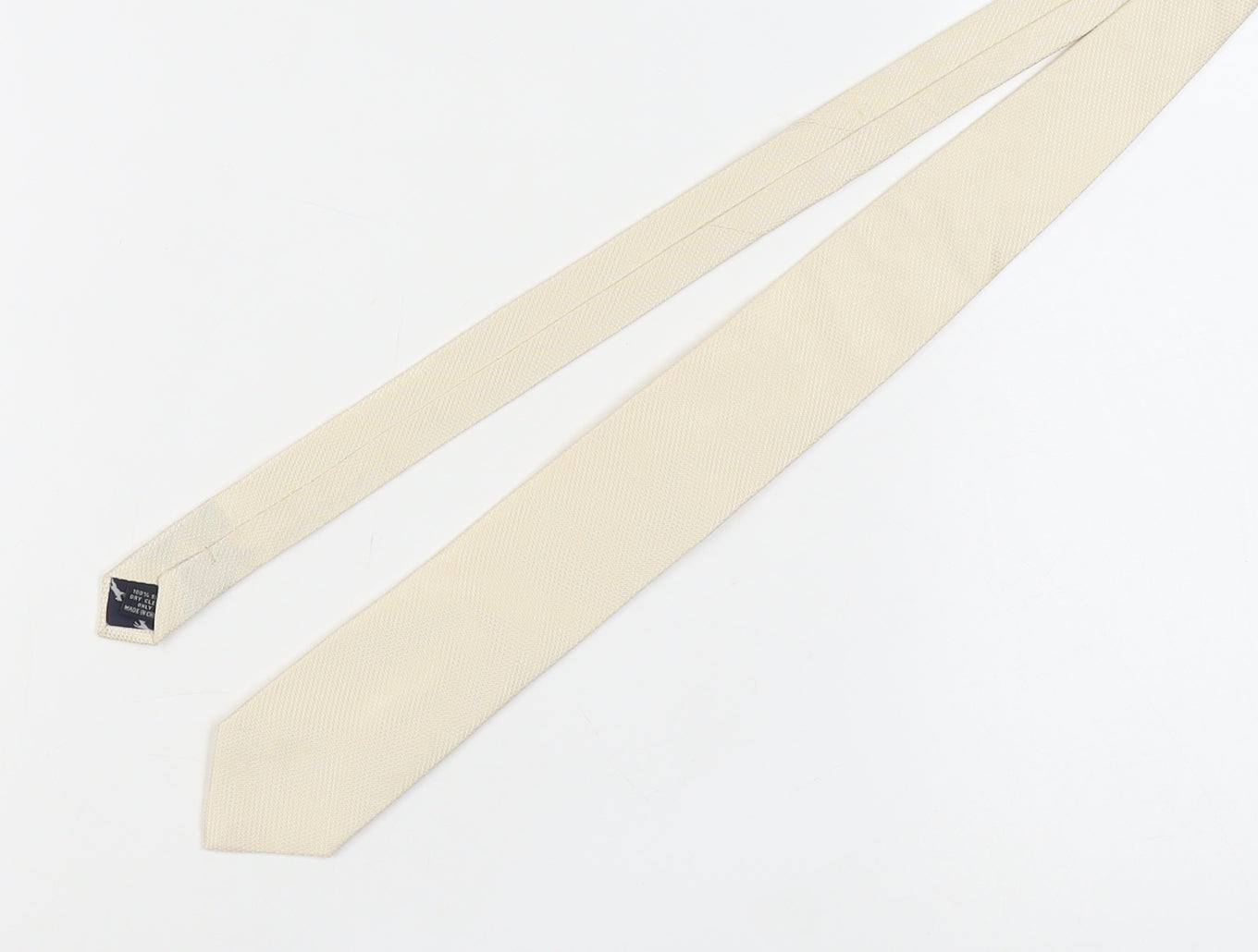 Paul Costelloe Men's Beige Silk Tie